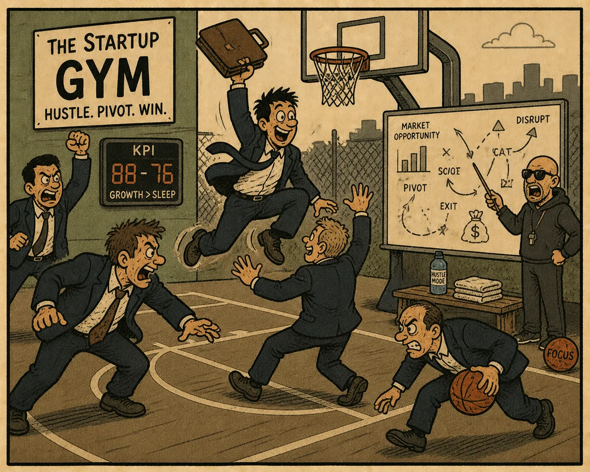 Startup Gym — illustration